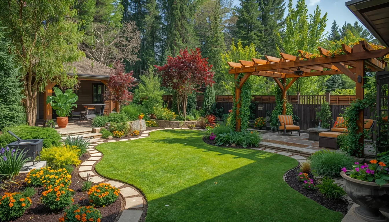 Backyard design project